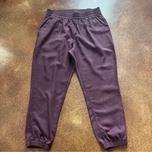 Old Navy Burgundy Elastic-Waist Joggers  Sz L